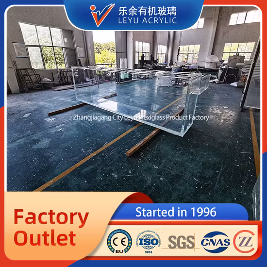 고품질 투명한 해양 수족관 PMMA 수족관 아크릴 터널 시트