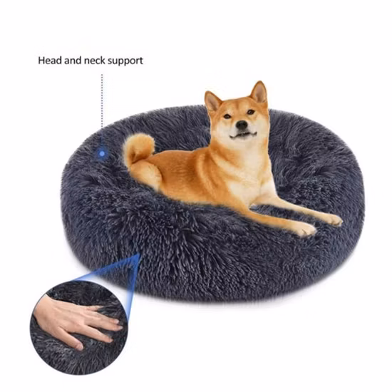 분리 가능한 쿠션이 있는 고급 세탁 가능 기술 직물 양털 방수 대형 개 애완 동물 침대