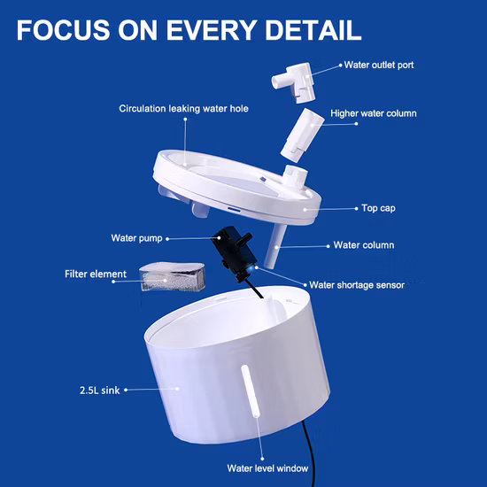 애완 동물을 위한 최고 판매 자동 급수기 디스펜서 고양이 분수