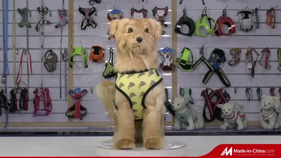 애완견 리드 및 하네스 조절 가능한 개 액세서리 부드러운 애완견 리드