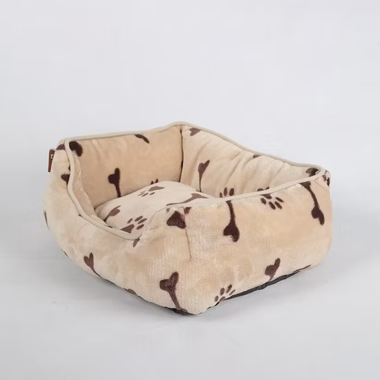 애완 동물 제품 사용자 정의 인쇄 여행 접이식 야외 도넛 이동식 커버 PV 플러시 푹신한 폼폰 고양이 개 애완 동물 침대 판매