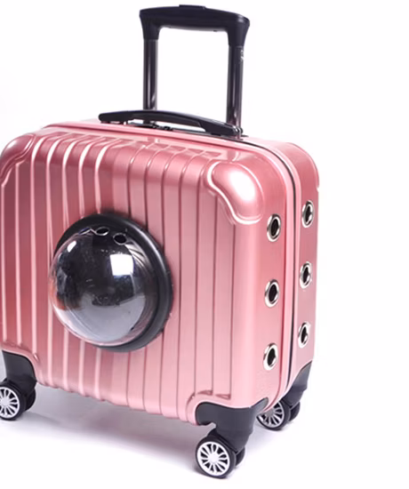 16인치 휴대용 범용 트롤리 케이스 고양이 개 수하물 애완 동물 캐리어